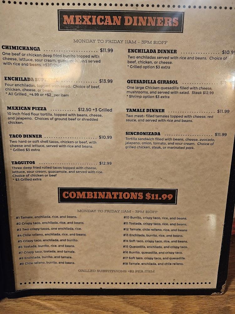 El Girasol Menu image 1